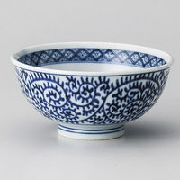 金正陶器 タコ唐草飯碗 28-371-248-to 1セット(10個)（直送品）