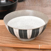 金正陶器 線彫十草黒大平 28-373-298-ro 1セット(6個)（直送品）