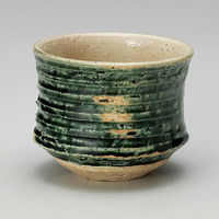 金正陶器 織部削り おおぶり碗 28-392-138-ka 1セット(3個)（直送品）