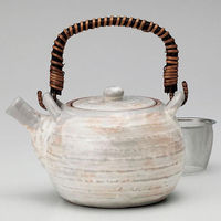 金正陶器 粉引 8号 土瓶 28-397-018-te 1個（直送品）