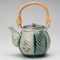 金正陶器 間取花8号 土瓶 28-397-058-te 1個（直送品）