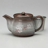 金正陶器 平安桜アミ付ポット 28-394-098-i 1個（直送品）