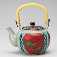 金正陶器 赤絵間取6号 土瓶 28-397-138-te 1個（直送品）