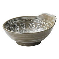 金正陶器 銀峯三島 とんすい 大 28-399-128-su 1セット(6個)（直送品）