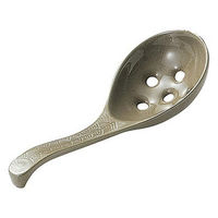 金正陶器 銀峯三島 穴明き大レンゲ 28-399-198-su 1セット(6個)（直送品）