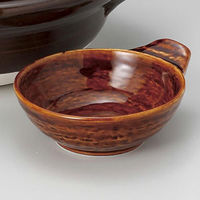 金正陶器 アメ釉とんすい 28-403-648-su 1セット(6個)（直送品）