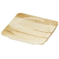 金正陶器 白木正角木台 I直径220 28-417-208-waC 1個（直送品）