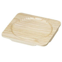 金正陶器 白木正角木台 G直径190 28-417-228-waC 1個（直送品）