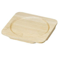 金正陶器 白木正角木台 F直径175 28-417-238-waC 1個（直送品）