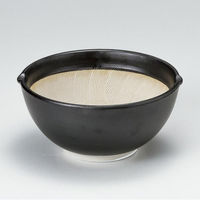 金正陶器 黒マット 5.5スリ鉢 28-418-188-ho 1個（直送品）