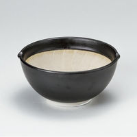 金正陶器 黒マット 3.5スリ鉢 28-418-208-ho 1セット(3個)（直送品）