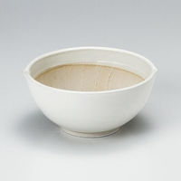 金正陶器 白マット 3.5スリ鉢 28-418-248-ho 1セット(3個)（直送品）