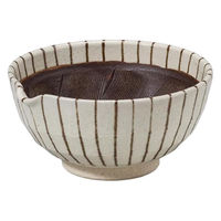 金正陶器 錆十草 片口5.0鉢 28-419-028-yu 1個（直送品）