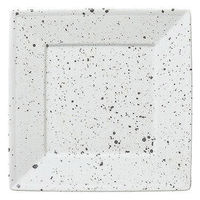 金正陶器 白斑点 スクエア 21cm角皿 28-420-108-wa 1セット(3個)（直送品）