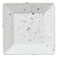 金正陶器 白斑点 スクエア 10cm角皿 28-420-078-wa 1セット(10個)（直送品）
