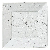 金正陶器 白斑点 スクエア 16cm銘々皿 28-420-098-wa 1セット(6個)（直送品）