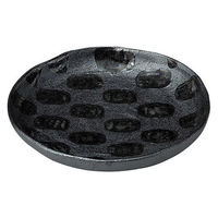 金正陶器 黒市松 パスタ皿 28-430-048-ro 1個（直送品）
