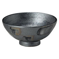 金正陶器 黒市松 毛料 28-430-228-ro 1セット(6個)（直送品）