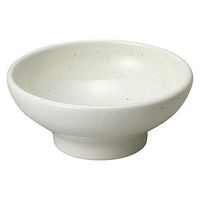 金正陶器 豊明 ユーラシア 粉引 4.0丸高台鉢 28-448-098-tu 1セット(6個)（直送品）