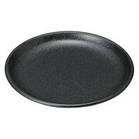 金正陶器 豊明 黒耀 7.0皿 28-448-138-tu 1セット(6個)（直送品）