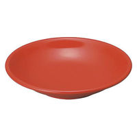 金正陶器 豊明 赤釉 8.0深皿 28-448-218-tu 1セット(3個)（直送品）