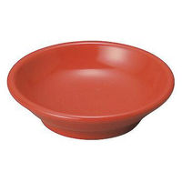 金正陶器 豊明 赤釉 3.0深皿 28-448-258-tu 1セット(10個)（直送品）