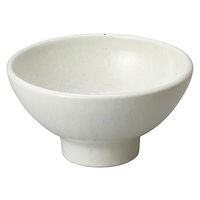 金正陶器 豊明 ユーラシア 粉引 6.5高台丼 28-449-098-tu 1セット(3個)（直送品）