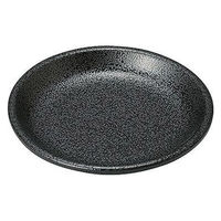金正陶器 豊明 黒耀 4.0皿 28-449-148-tu 1セット(10個)（直送品）