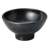 金正陶器 豊明 黒耀 6.5高台丼 28-449-228-tu 1セット(3個)（直送品）