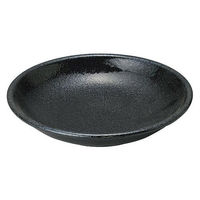 金正陶器 豊明 黒耀 7.0深皿 28-449-168-tu 1セット(6個)（直送品）
