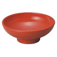 金正陶器 豊明 赤釉 6.0丸高台鉢 28-449-288-tu 1セット(3個)（直送品）