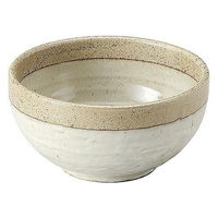 金正陶器 粉引石目 5.0丼 28-483-548-a 1セット(6個)（直送品）