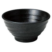 金正陶器 ゆらり黒結晶 6.0深丼 28-484-538-mi 1セット(3個)（直送品）