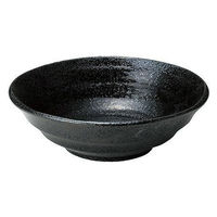 金正陶器 ゆらり黒結晶 5.5煮物皿 28-484-618-mi 1セット(6個)（直送品）