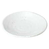 金正陶器 ゆらり粉引き 4.5寸皿 28-485-218-mi 1セット(6個)（直送品）