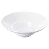 金正陶器 白磁 ハット19cmボール 28-528-078-ka 1セット(3個)（直送品）