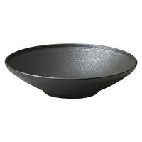 金正陶器 フィノブラック 14.5cm 浅ボール 28-556-108-ka 1セット(6個)（直送品）
