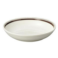 金正陶器 カントリーサイド ダークブラウン 24cmパスタボール 28-566-098-ko 1セット(3個)（直送品）