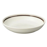 金正陶器 カントリーサイド ダークブラウン 25.5cmパスタボール 28-566-088-ko 1セット(3個)（直送品）