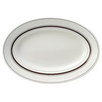 金正陶器 カントリーサイド ダークブラウン 32.5cmプラター 28-566-148-ko 1個（直送品）