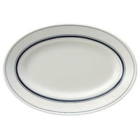 金正陶器 カントリーサイド ネイビーブルー 29cmプラター 28-567-158-ko 1個（直送品）