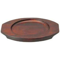 金正陶器 ブラックセラム 丸グラタン敷台 小 28-602-238-su 1セット(3個)（直送品）