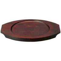 金正陶器 ブラックセラム 丸グラタン敷台 大 28-602-248-su 1セット(3個)（直送品）