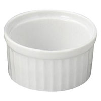 金正陶器 白7cm スフレ 28-625-058-ka 1セット(10個)（直送品）