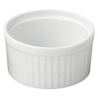 金正陶器 白10cm スフレ 28-625-038-ka 1セット(10個)（直送品）