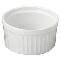 金正陶器 白9cm スフレ 28-625-048-ka 1セット(10個)（直送品）
