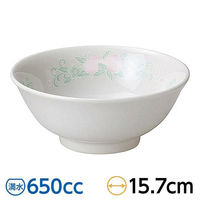 金正陶器 桃 5.0高台丼 28-680-218-ho 1セット(3個)（直送品）