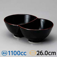 金正陶器 天目アベック丼 28-681-238-ne 1個（直送品）