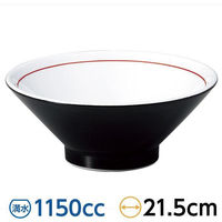 金正陶器 黒巻 切立高台7.0丼 28-679-168-ya 1セット(3個)（直送品）