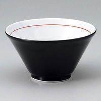 金正陶器 黒巻 切立6.3深丼 28-679-198-ya 1セット(3個)（直送品）